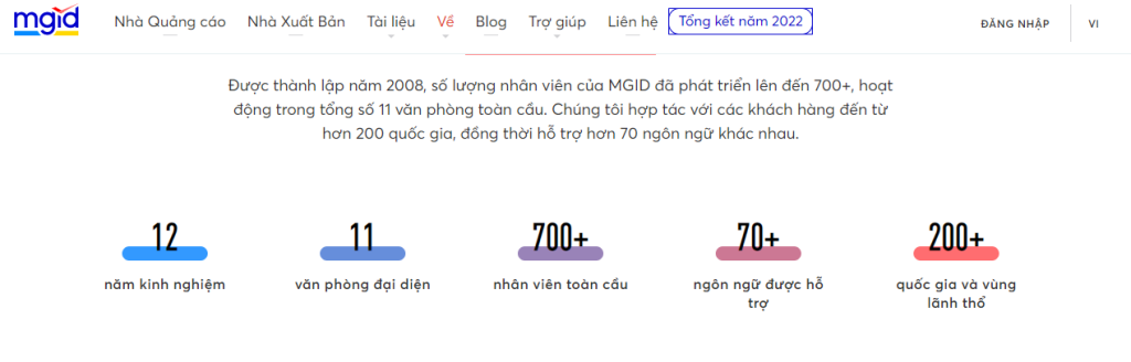 Thông tin về MGID