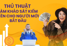 Thủ thuật làm khảo sát kiếm tiền cho người mới bắt đầu