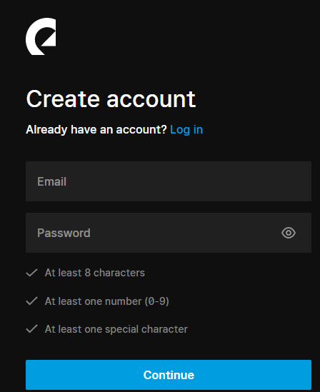 Tạo tài khoản trên Epidemic Sound