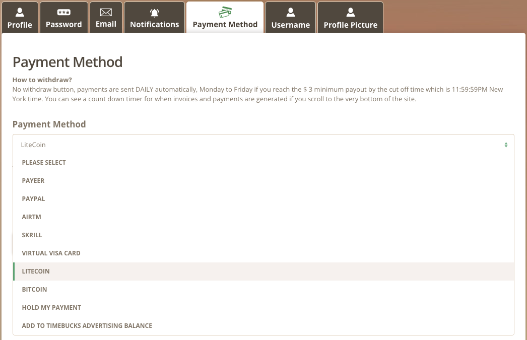 rút tiền time bucks