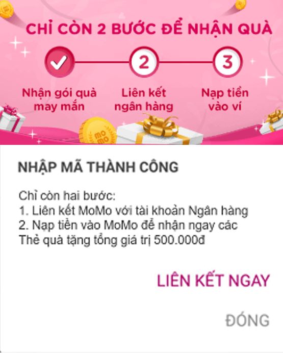 liên kết momo
